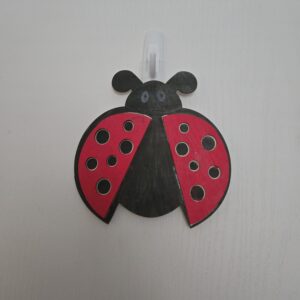 Hanging Wooden Ladybug